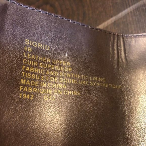 Ralph Lauren "Sigrid" Brown Tall Leather Boots - Picture 3 of 5